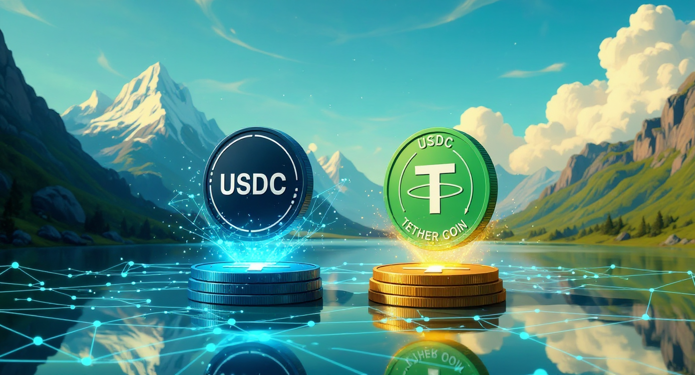 USDC Coins and Tether Coins